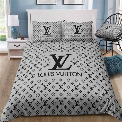 louis vuitton comforter set curtains|Louis Vuitton bedroom set.